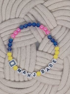 Mahjong Tile Bracelet- Mahj Babe